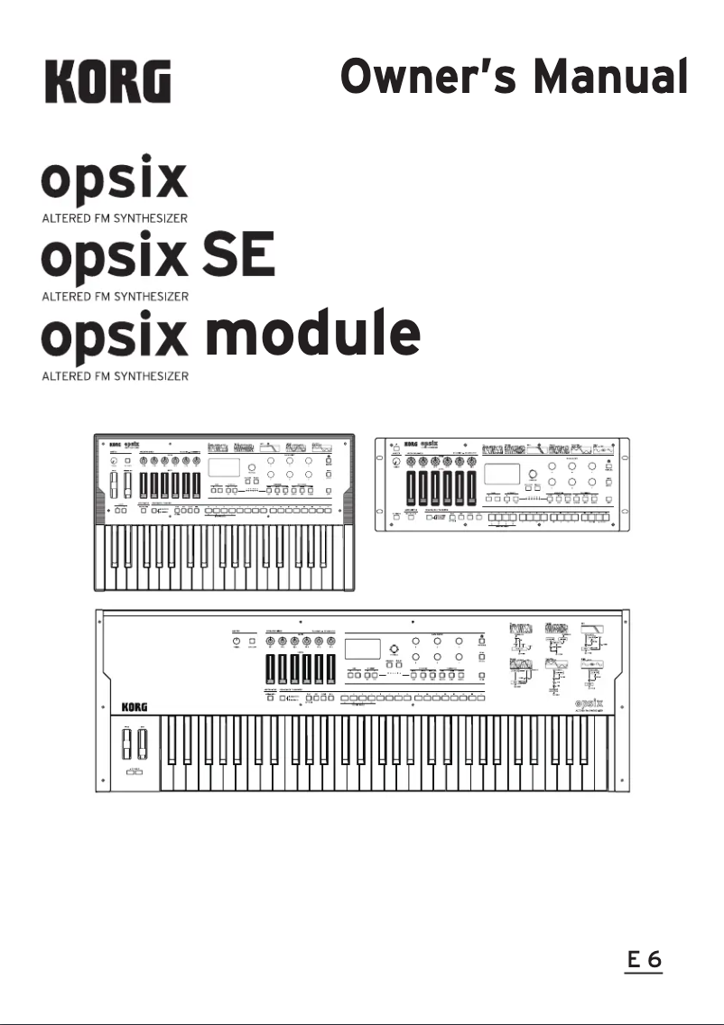 Imagen de la primera página del manual del dispositivo Opsix MK2