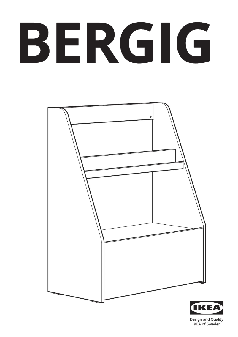 Página 1 del manual Manual de usuario Ikea BERGIG 804.727.03