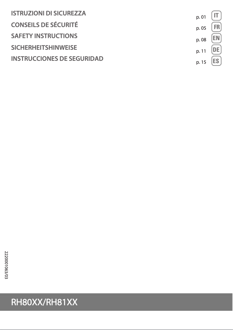 Página nº 1 - Manual de usuario Rowenta Powerline Extreme RH8147