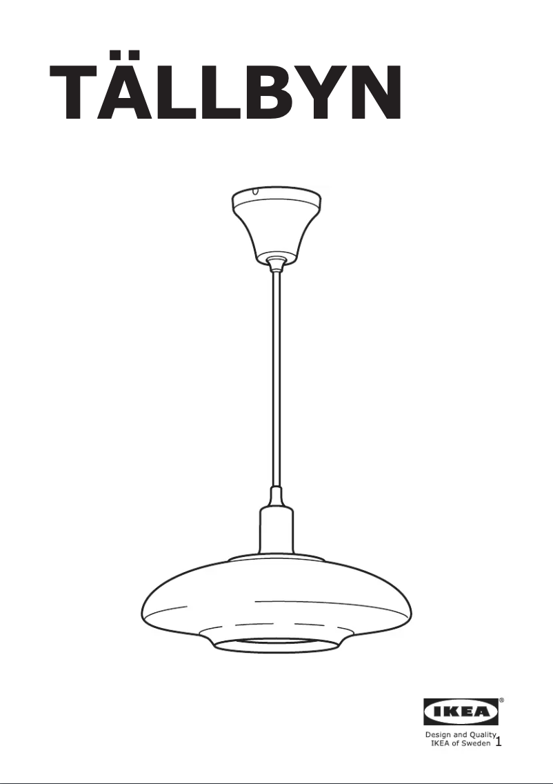 Imagen de la primera página del manual del dispositivo TALLBYN