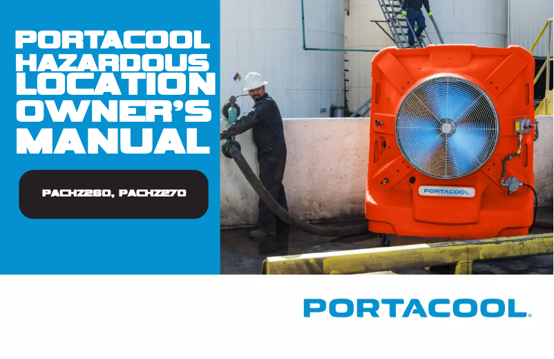 Página 1 del manual Manual de usuario Portacool Hazardous PACHZ270