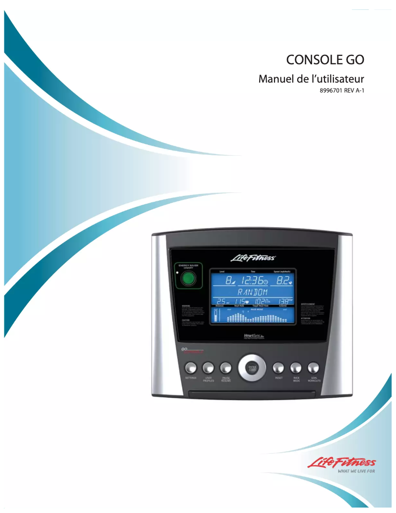 Imagen de la primera página del manual del dispositivo RS3 Go