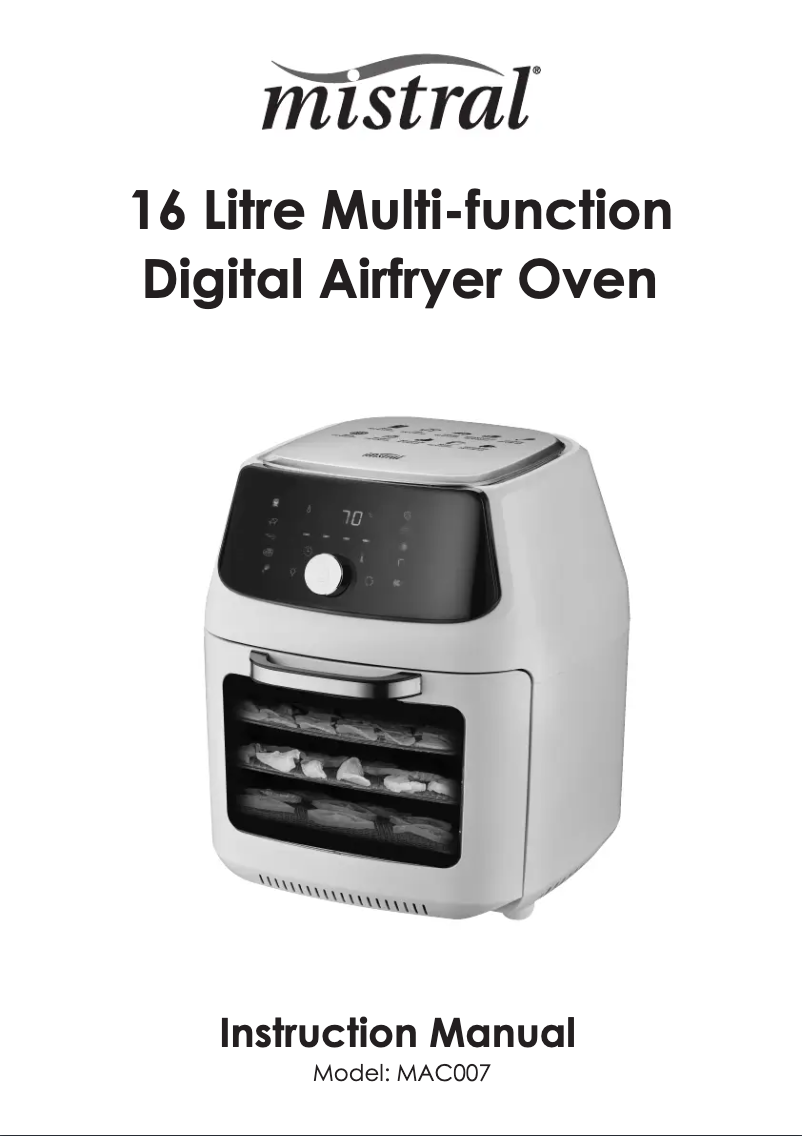 Imagen de la primera página del manual del dispositivo MAC007