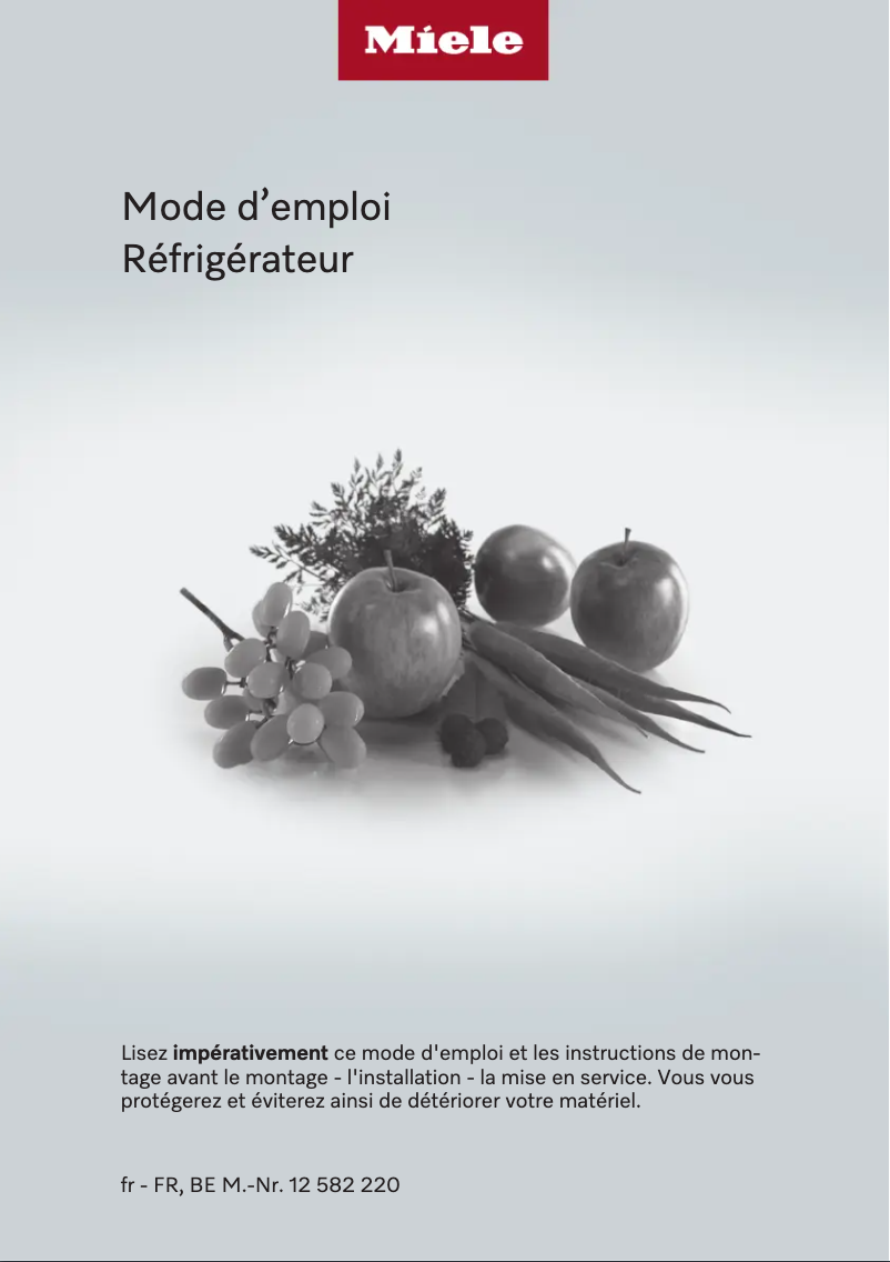 Página 1 del manual Manual de usuario Miele K 7715 E