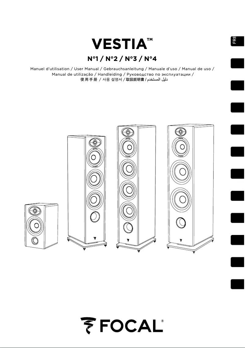 Imagen de la primera página del manual del dispositivo Vestia N°1
