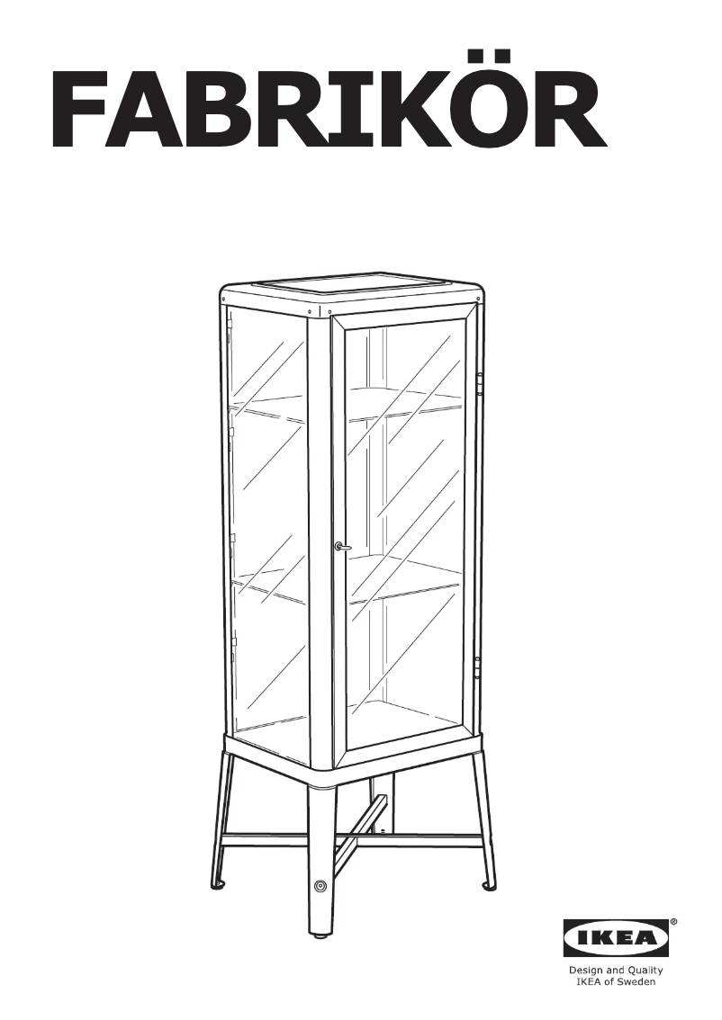 Página 1 del manual Manual de usuario Ikea FABRIKÖR 402.422.95