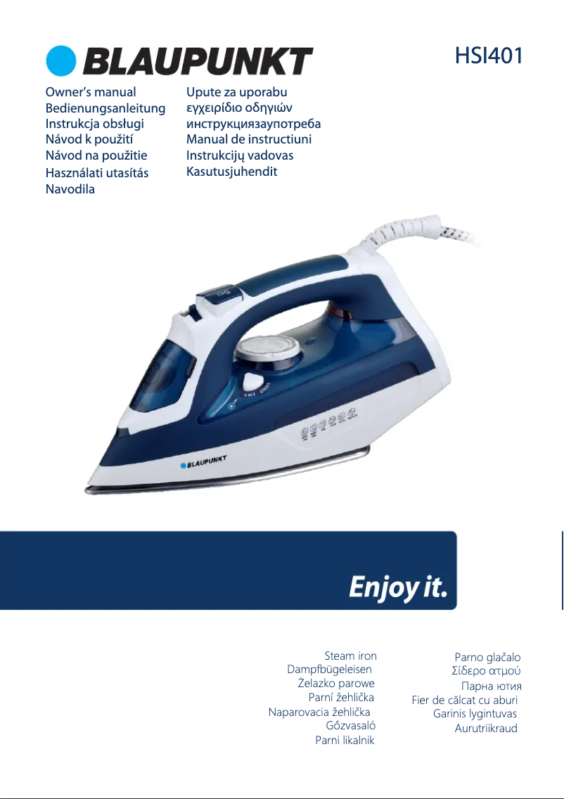 Imagen de la primera página del manual del dispositivo HSI401