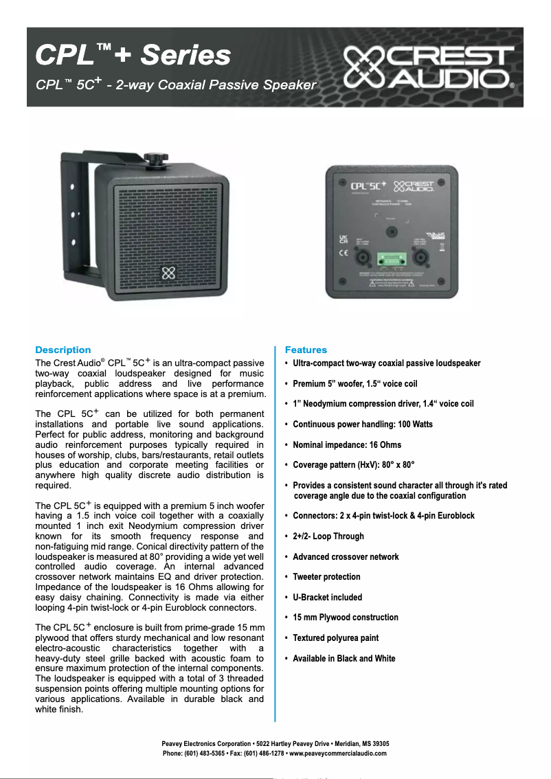 Imagen de la primera página del manual del dispositivo CPL 5C+