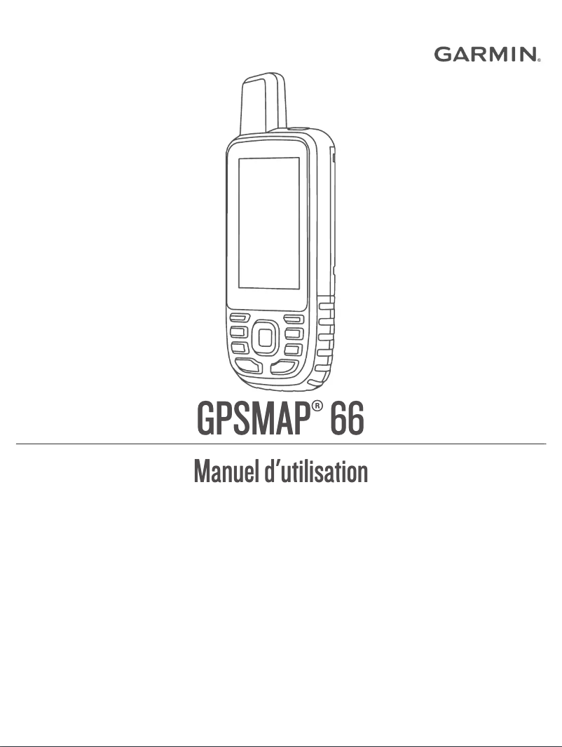Imagen de la primera página del manual del dispositivo GPSMAP 66s