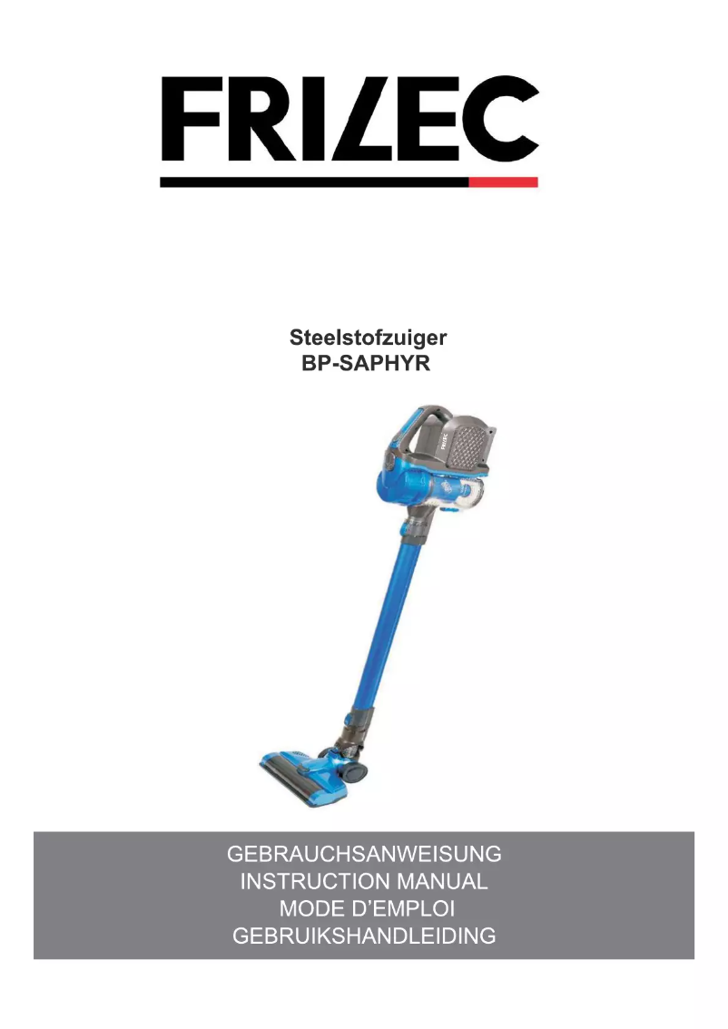 Página 1 del manual Manual de usuario Frilec BP-SAPHYR