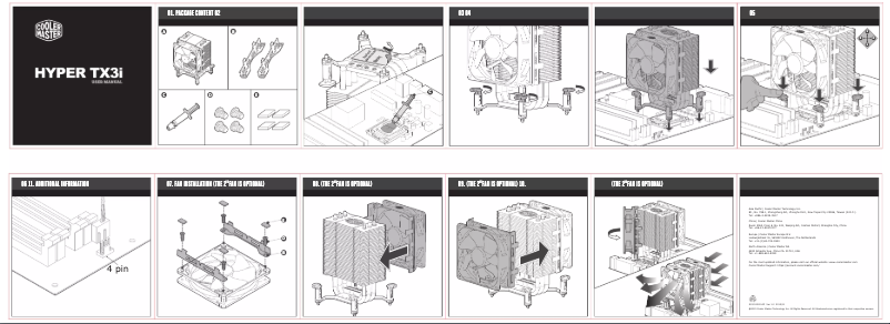 Página 1 del manual Manual de usuario Cooler Master Hyper TX3i