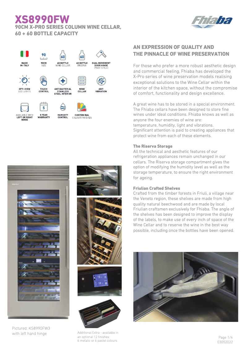 Imagen de la primera página del manual del dispositivo XS8990FW3A
