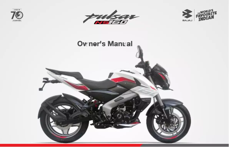 Página 1 del manual Manual de usuario Bajaj Pulsar NS 160