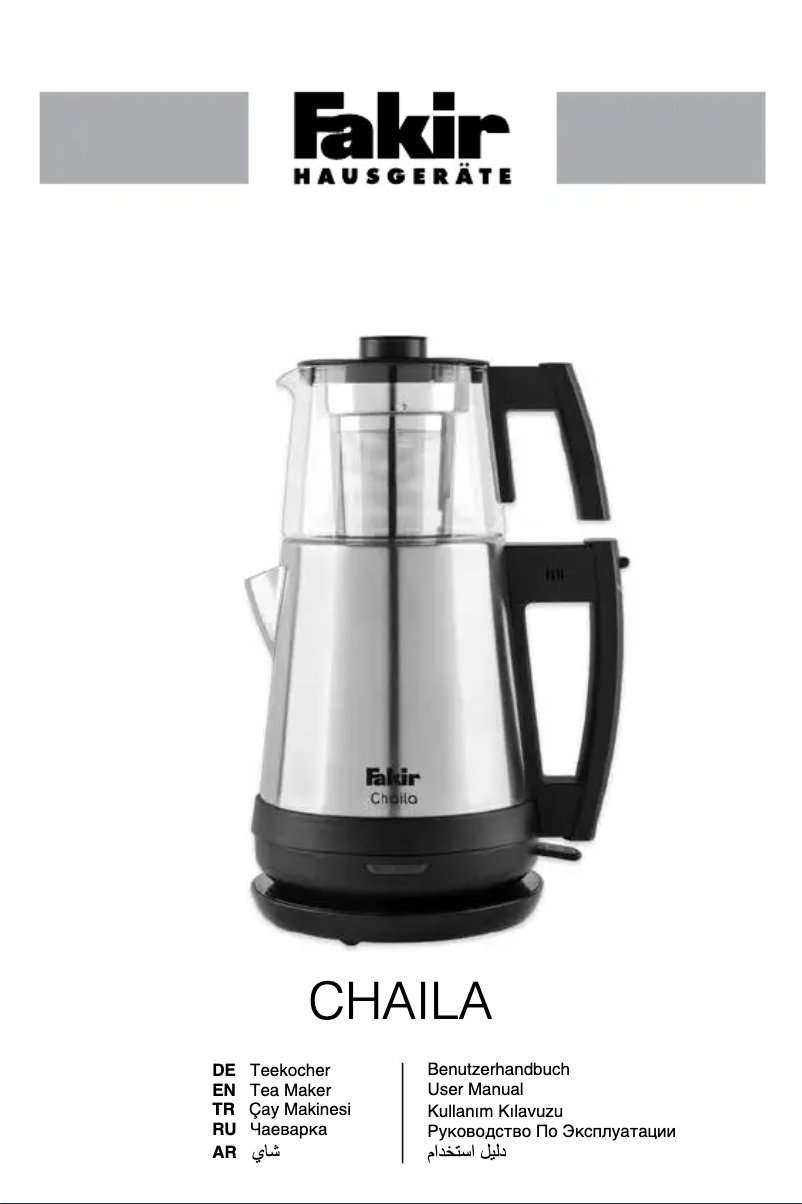 Página 1 del manual Manual de usuario Fakir Chaila
