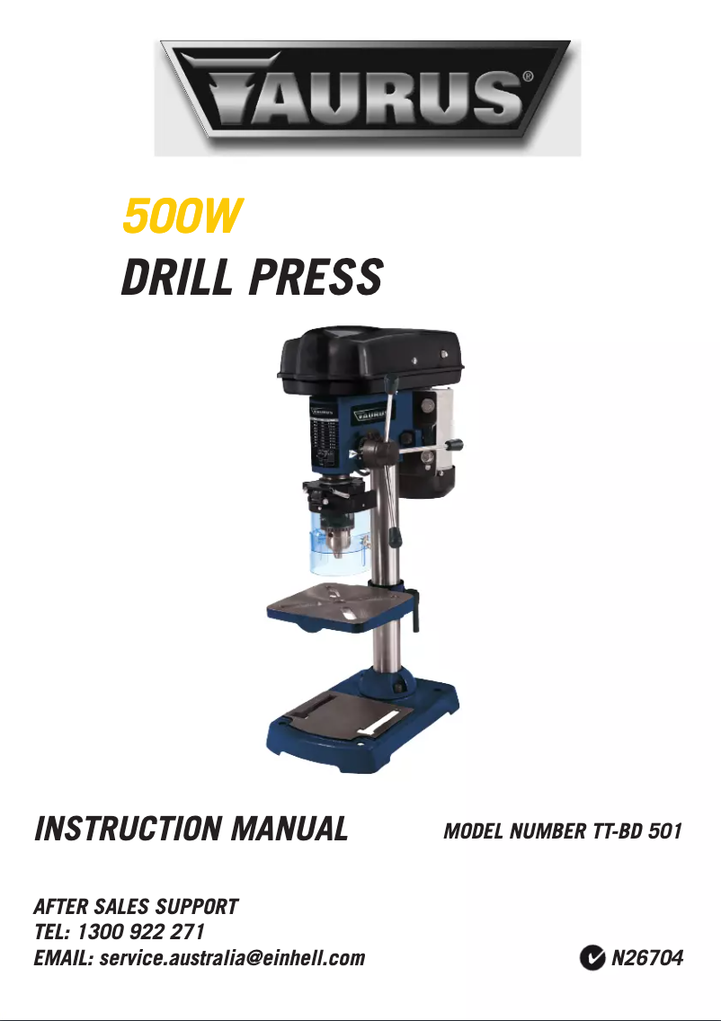 Página 1 del manual Manual de usuario Workzone TT-BD 501