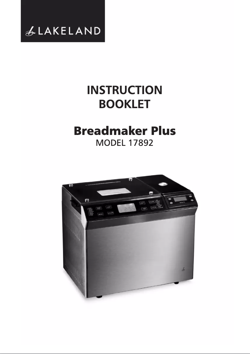 Página 1 del manual Manual de usuario Lakeland 17892 Plus