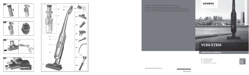 Página 1 del manual Manual de usuario Siemens VCH6XTRM