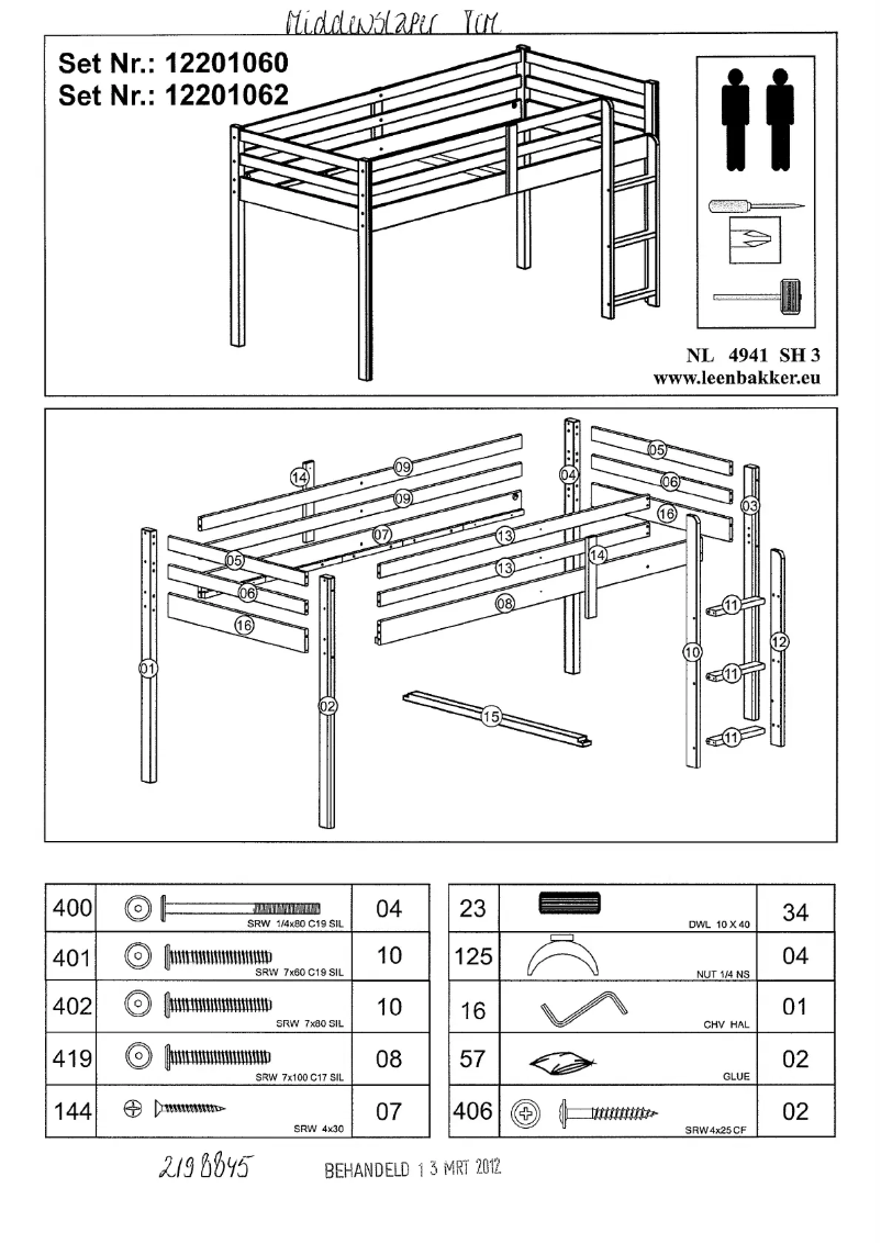 Página 1 del manual Manual de usuario Leen Bakker Tim