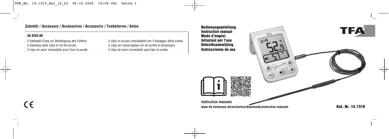Página 1 del manual Manual de usuario TFA Küchen-Chef 14.1510