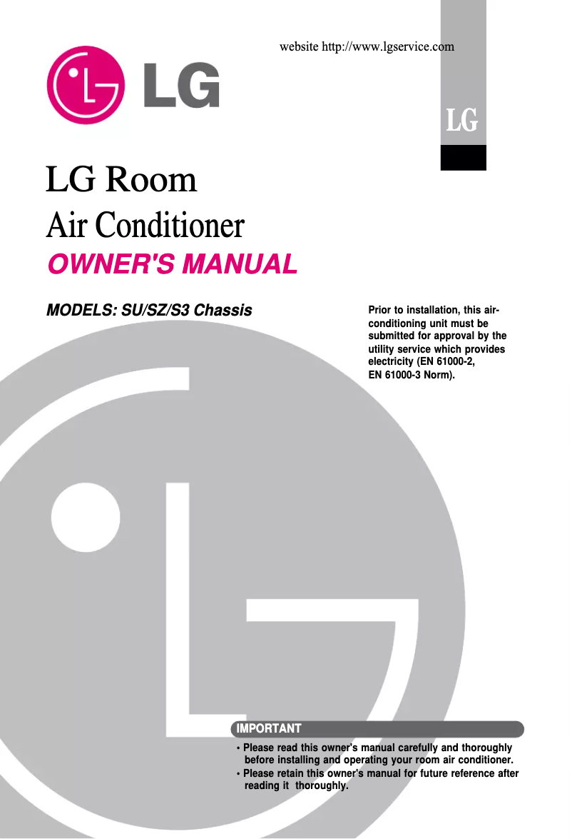 Página 1 del manual Manual de usuario LG AS-H1863RM0