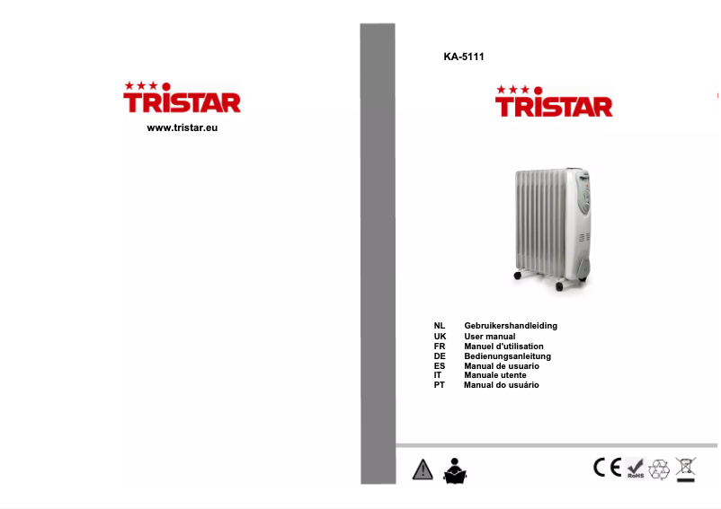 Imagen de la primera página del manual del dispositivo KA-5111