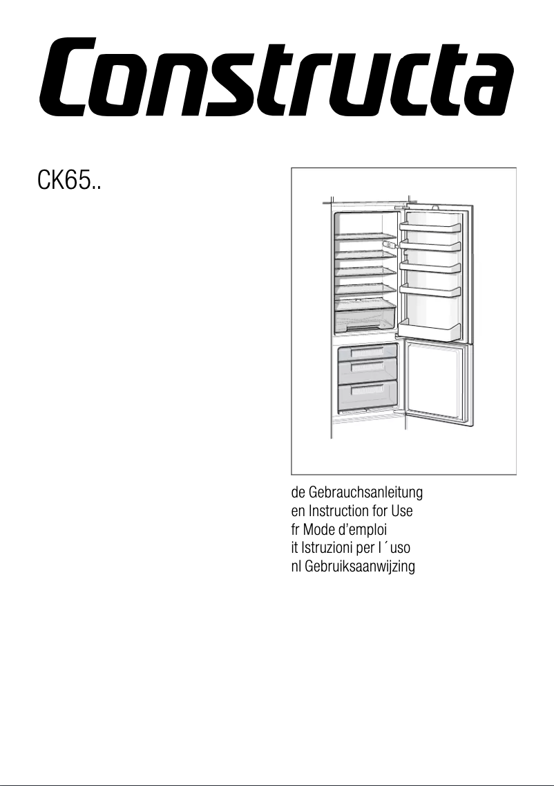 Página 1 del manual Manual de usuario Constructa CK65743