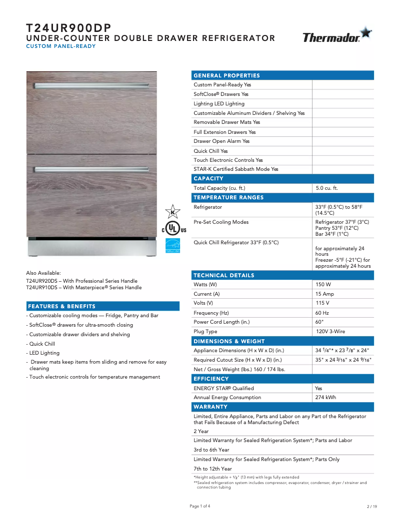 Imagen de la primera página del manual del dispositivo T24UR900DP