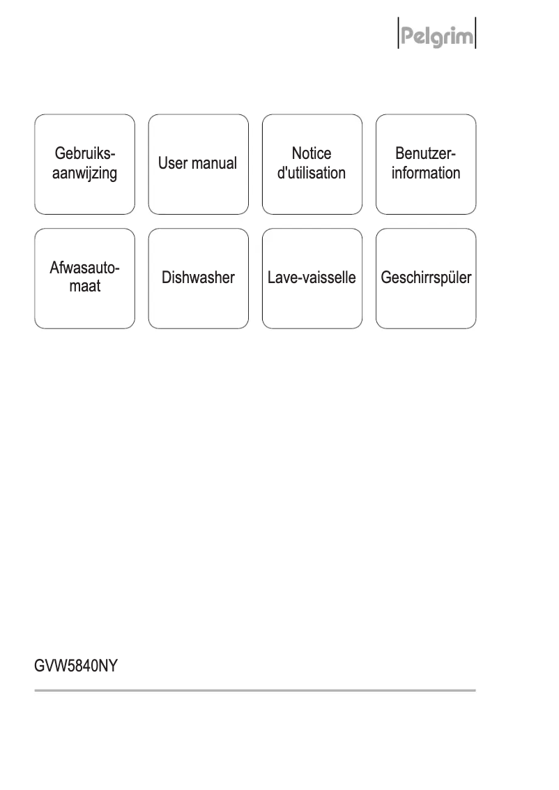Imagen de la primera página del manual del dispositivo GVW5840NY
