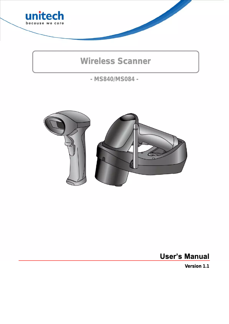 Imagen de la primera página del manual del dispositivo MS840