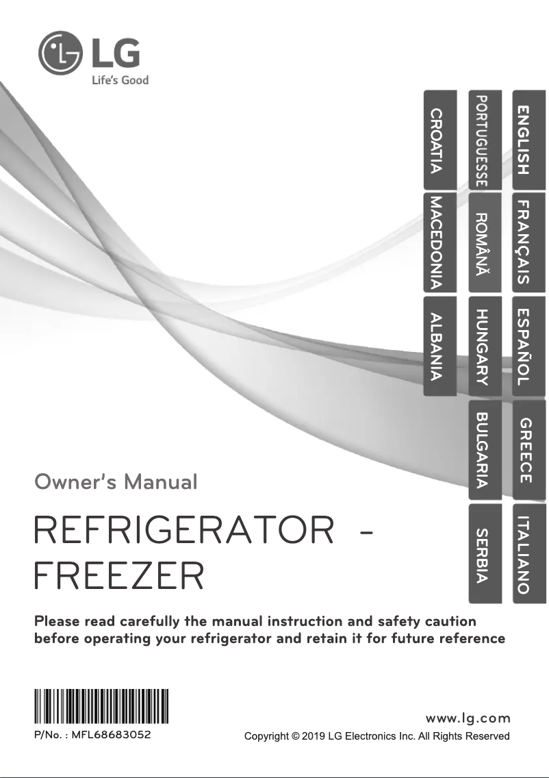 Imagen de la primera página del manual del dispositivo GT5521WH