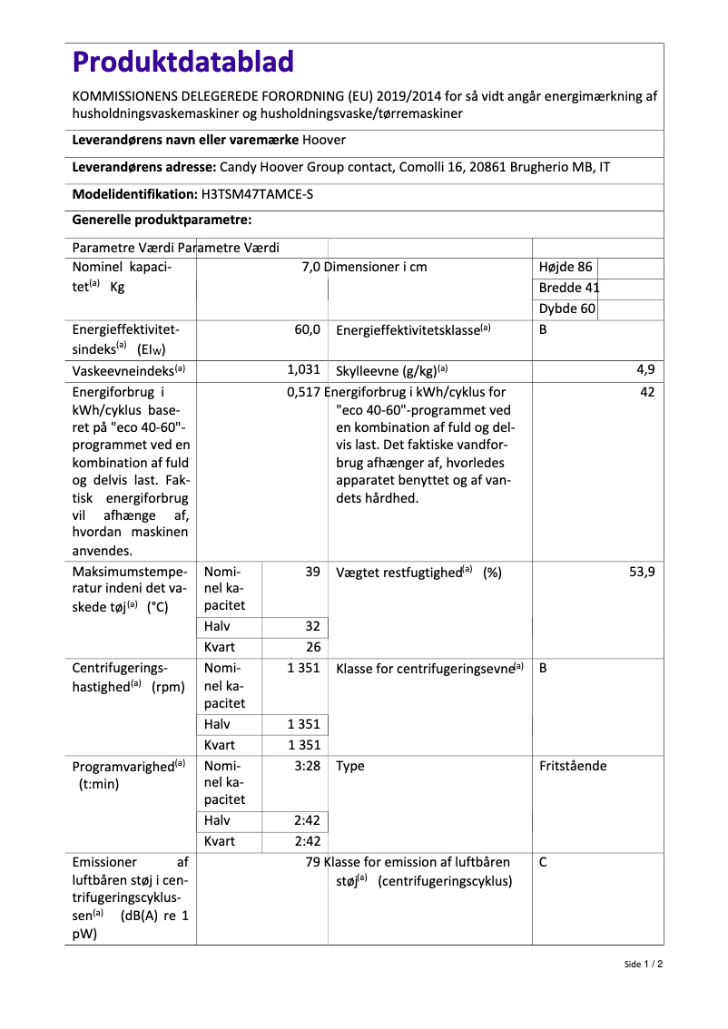 Imagen de la primera página del manual del dispositivo H3TSM47TAMCE-S