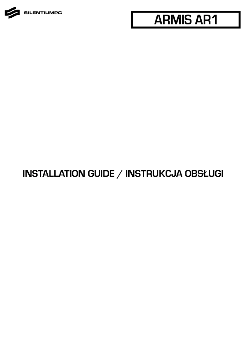 Imagen de la primera página del manual del dispositivo Armis AR1