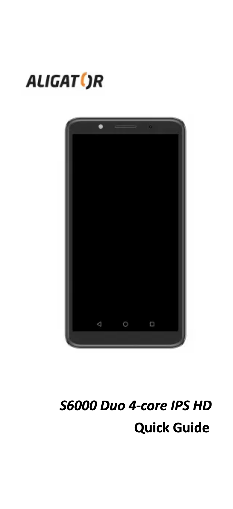 Imagen de la primera página del manual del dispositivo S6000 Senior