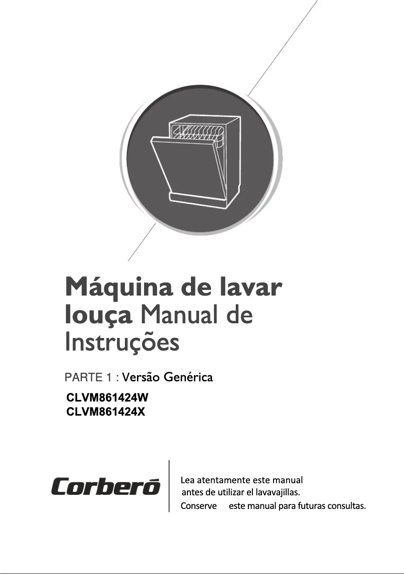 Imagen de la primera página del manual del dispositivo CLVM861424X