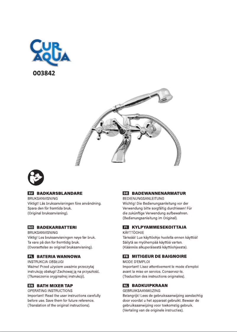 Página 1 del manual Manual de usuario CurAqua 003842