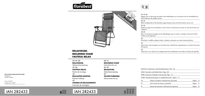 Página 1 del manual Manual de usuario Florabest IAN 282433