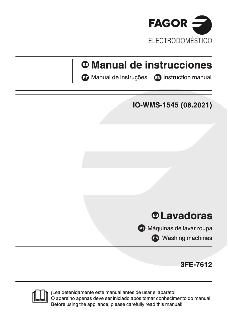 Imagen de la primera página del manual del dispositivo 3FE-7612