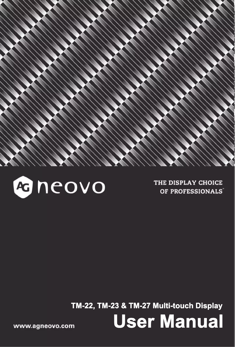 Imagen de la primera página del manual del dispositivo TM-27