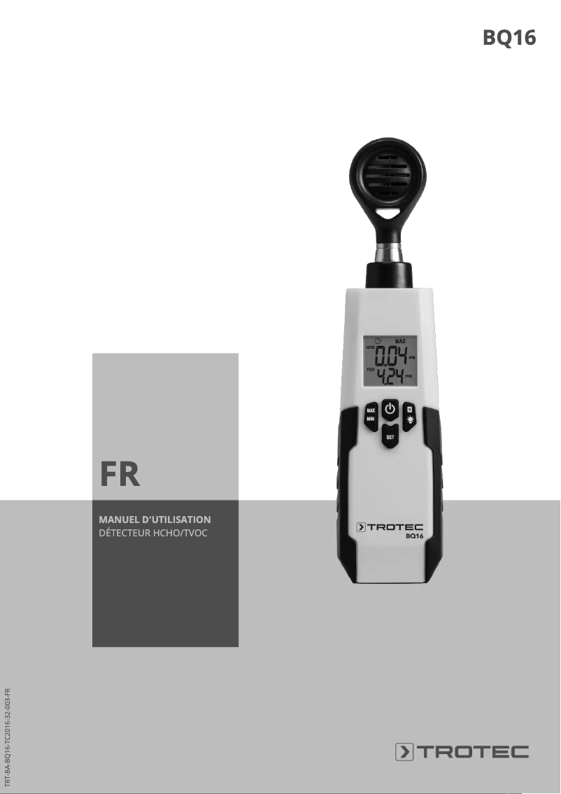 Imagen de la primera página del manual del dispositivo BQ16