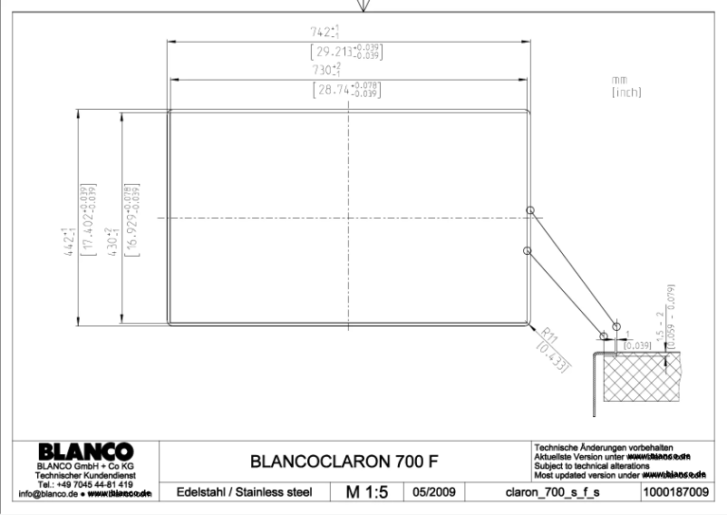 Página 1 del manual Manual de usuario BLANCO CLARON 700-IF/N