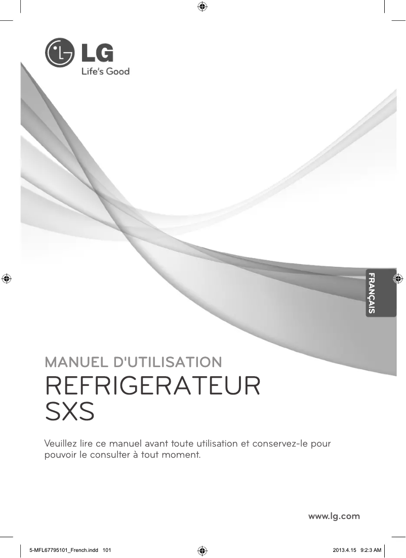 Página nº 1 - Manual de usuario LG GSP545PVQV