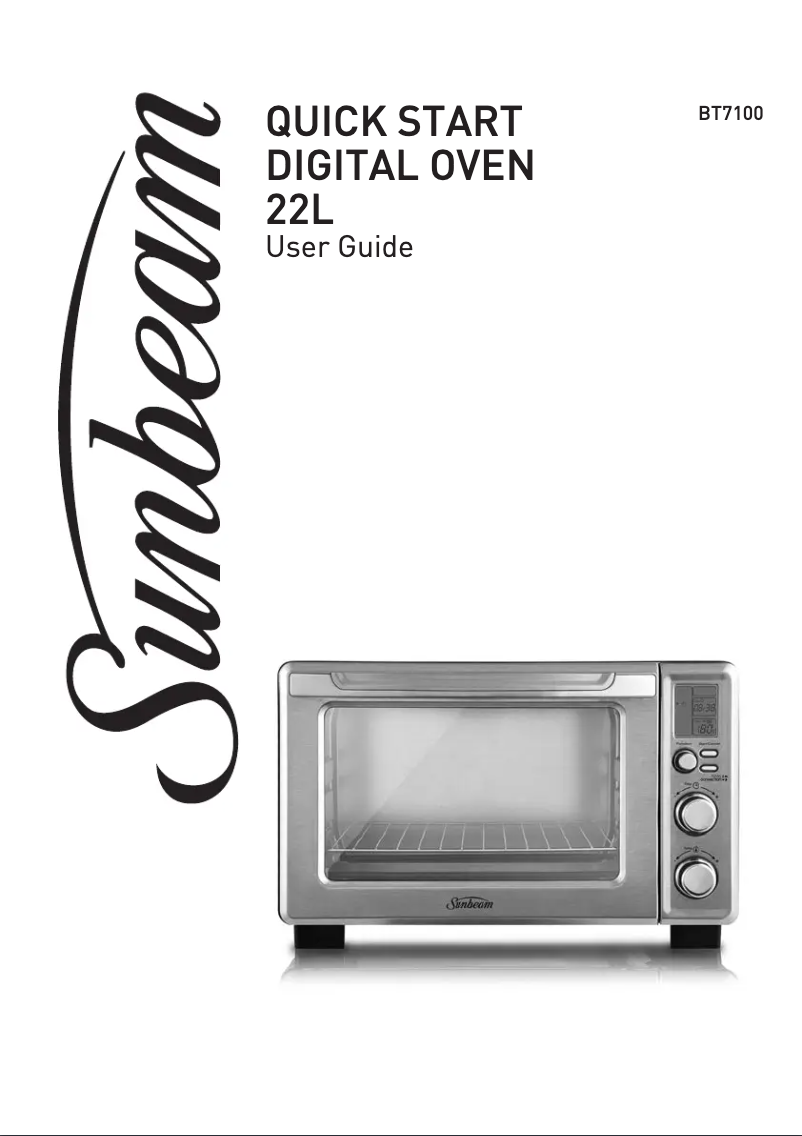 Imagen de la primera página del manual del dispositivo Quick Start BT7100