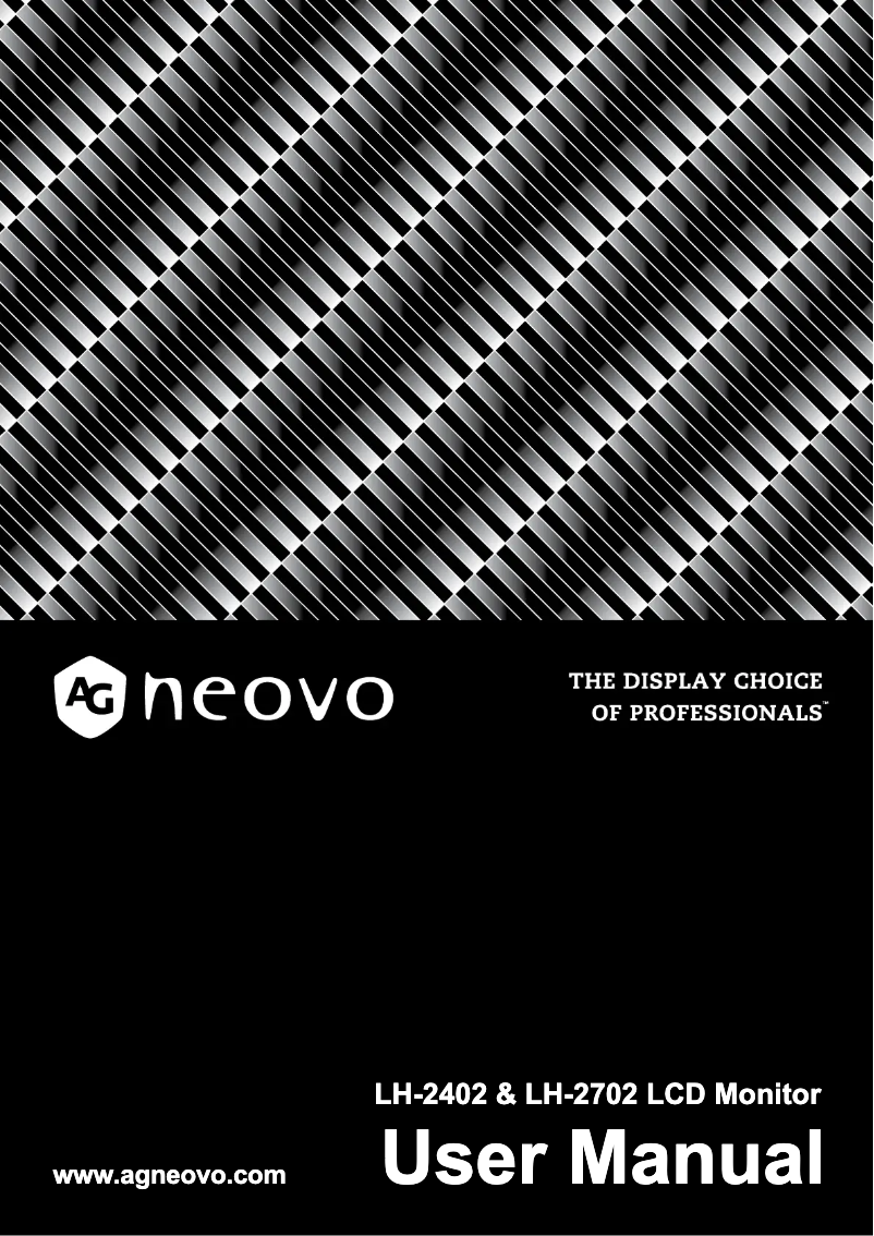 Imagen de la primera página del manual del dispositivo LH-2402