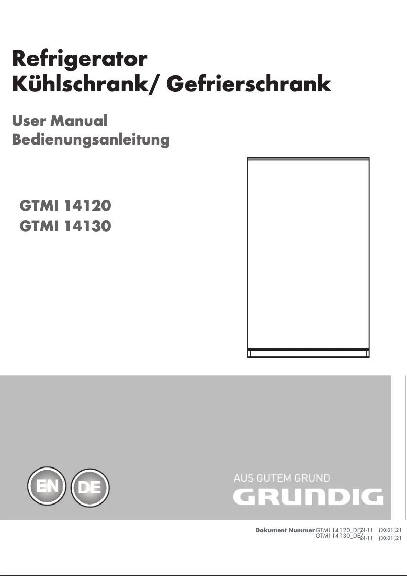 Página 1 del manual Manual de usuario Grundig GTMI 14120