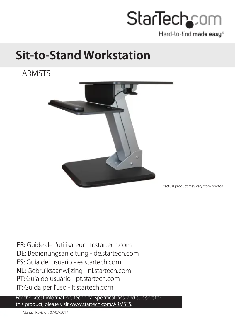 Imagen de la primera página del manual del dispositivo BNDSTSPIVOT