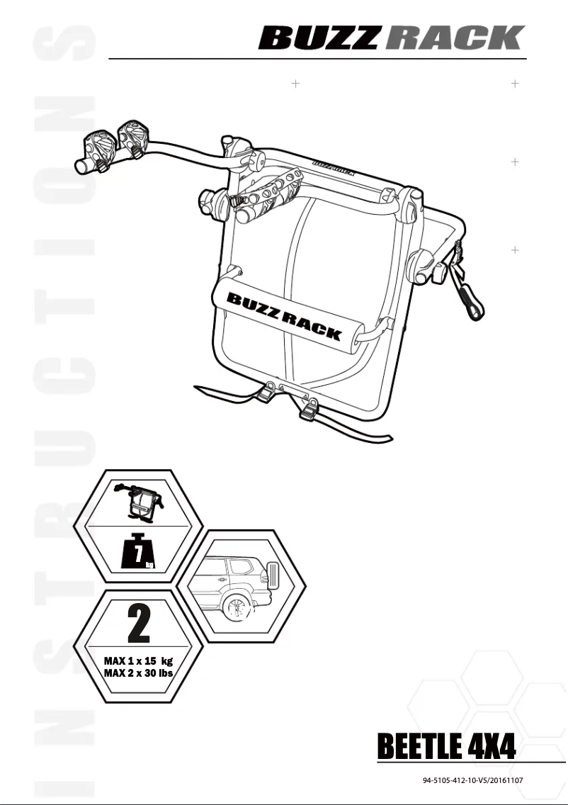 Página 1 del manual Manual de usuario Buzz Rack Beetle 4×4