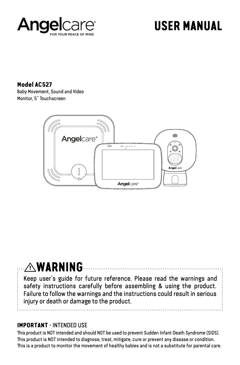 Imagen de la primera página del manual del dispositivo AC527