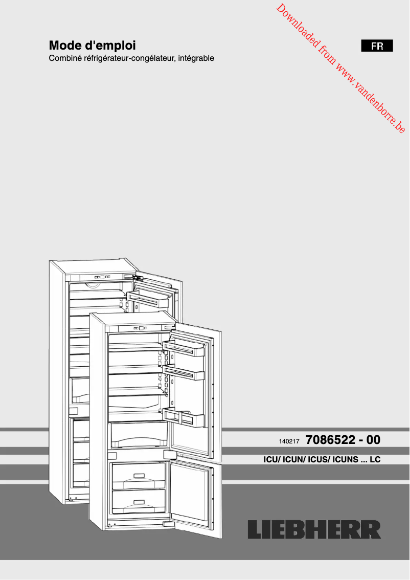 Página 1 del manual Manual de usuario Liebherr ICUS 3224-20