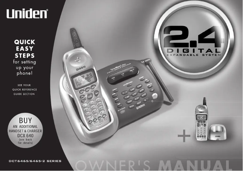 Imagen de la primera página del manual del dispositivo DCT 6465-2