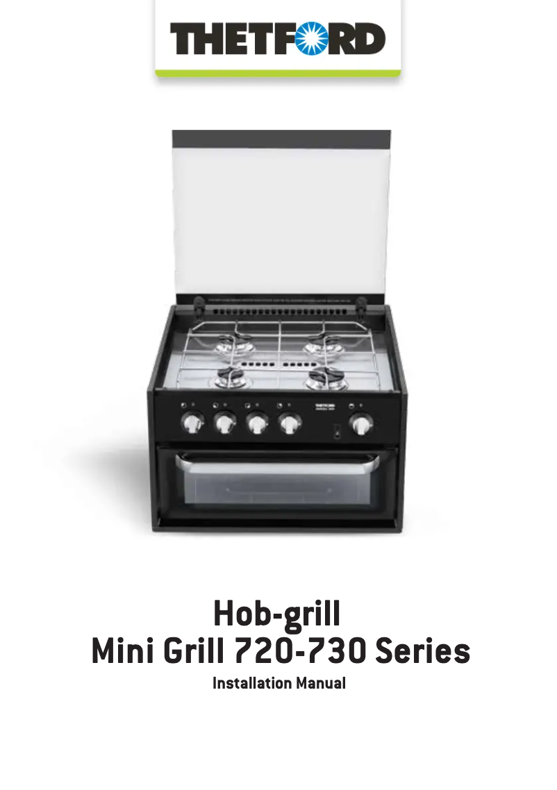 Página 1 del manual Manual de usuario Thetford Mini Grill